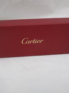Cartier Box, Case and Papers, lens for Glasses (BOX ONLY For Cartier CT00190 Car